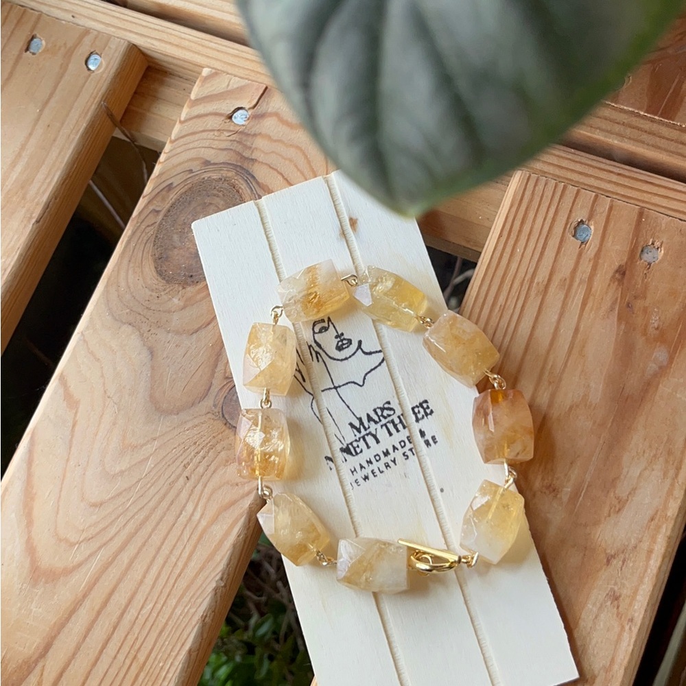 CITRINE bracelet - Picture 3 of 4